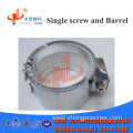 Screw barrel ceramic band heater for extrusion machine